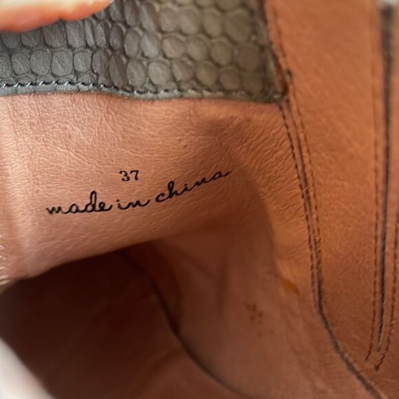 Joie Barlow Snakeskin Ankle Booties - 37 - Good Condition - Picture 7 of 16